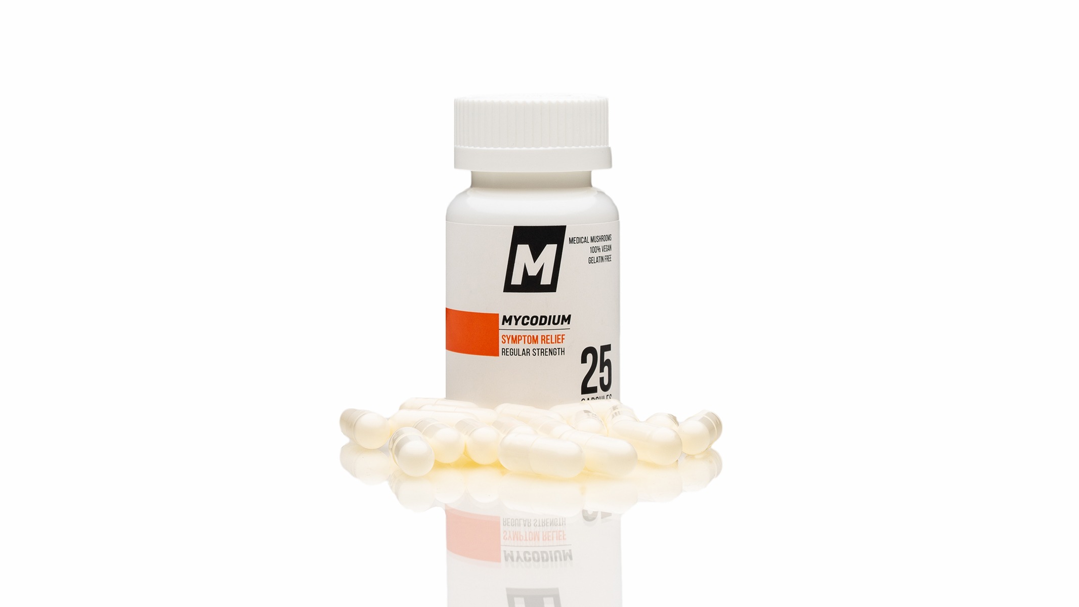 Mycodium – 25 Psilocybin Capsules | 250mg